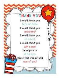 Dr Seuss Read Across America Thank You Note Freebie By Christina