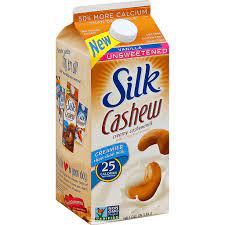 silk cashewmilk unsweet vanilla