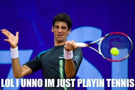 Lol I Dunno I&#39;m Just Playing Tennis Meme | HA HA | Pinterest ... via Relatably.com
