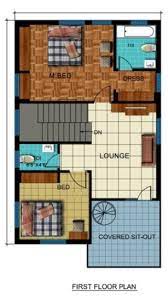 30x50 Duplex House Plan 30x50 East