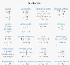 physics equations 1 0 2