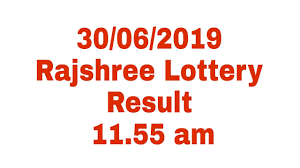 Rajshree Lottery Result Morning 30 06 2019 Goa Lottery Morning Result
