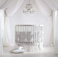42 round ruffle crib baby bedding set