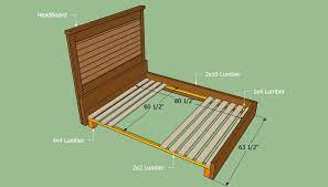Wooden Queen Bed Frame Plans