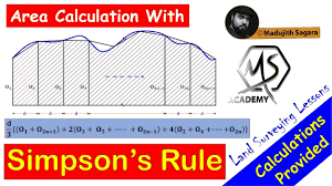 area calculation with simpson s rule