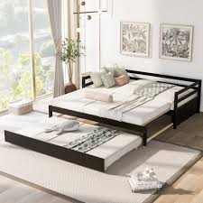 twin or double twin daybed with trundle