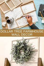 Diy Dollar Tree Farmhouse Wall Decor