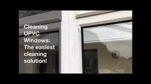 cleaning upvc window frames the