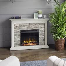 Electric Fireplace Mantel Package In