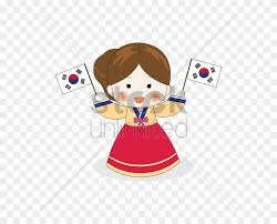 South korea cartoon child, cute girl. South Korea Png South Korea Flag Transparent Png 600x600 6457353 Pngfind
