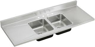 elkay d66294 66 inch work top double