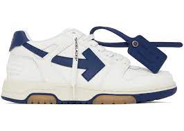 OFF-WHITE Out Of Office "OOO" Low White Navy - OWIA259F21LEA0010142 - US