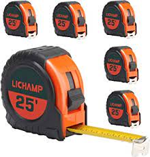 1,683 read measure tape products are offered for sale by suppliers on alibaba.com, of which tape measures accounts for 2%. Lichamp Tape Measure 25 Ft 6 Pack Bulk Easy Read Measuring Tape Retractable With Fractions 1 8 Measurement Tape 25 Foot By 1 Inch Amazon Com