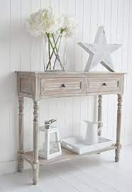 White Shabby Chic Console Table Factory