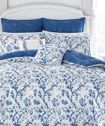 Blue Fl Elise Seven Piece Comforter