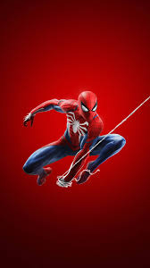 spider man red web marvel