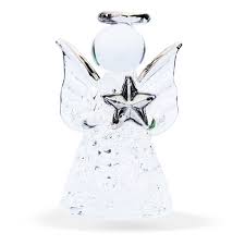 Silver Spun Glass Star Angel York