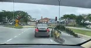 Kes disiasat mengikut rule 10 ln 166/59 kerana memandu dengan cuai sehingga menyebabkan kemalangan. Man Caught On Viral Video Transporting Banana Tree In Car Slapped With Summons Say Johor Cops Asia Newsday