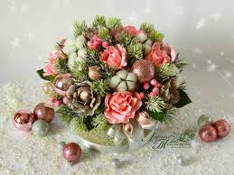 Зимний конфетный букет "ЗАСНЕЖЕННОЕ УТРО" - Букеты из конфет