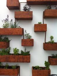 garden wall planter boxes