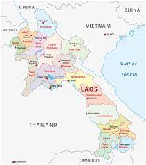 laos maps and provinces mappr