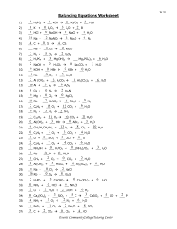 Kami Export Balancing Equations Worksheet