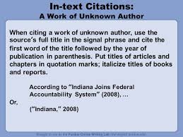 Citations Modern Language Association  MLA    ppt video online       In text Citation     