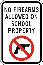 no firearms allowed on property