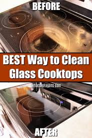 the best way to clean a glass cooktop