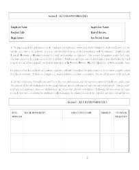 Staff Evaluation Form Template