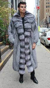 Canadian Silver Fox Fur Coat