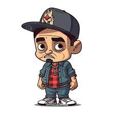 cholo clipart cartoon character of a
