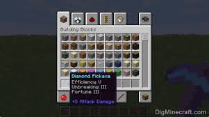 This gives each diamond item on the ground a custom unclaimed tag, allowing you implement step 3 without 30+ command blocks per player. Use Command Block To Give An Enchanted Diamond Pickaxe