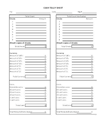 Cash Drawer Count Sheet Template Inspirational Cash Out