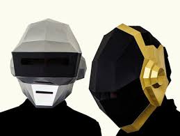 The rings are fabricated to the individual specifications of the gm08 and tb3 helmets, and include a daft punk logo sculpted in relief on the. Diy Daft Punk Helmet Thomas And Guy Manuel Mask Instant Download Diy Paper Masks Printable Mask Diy New Year Mask Manualidades Arte Disfraces