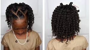mini bantu knots w two strand twistout kids natural hairstyle iamawog