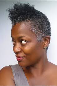 I'm sharing 5 hair styles i wear on my gray/silver natural hair. Beautiful Black Woman With Gray Hair Essence