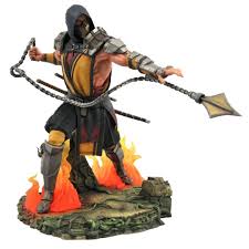 Scorpion (born hanzo hasashi) is a playable character and the mascot in the mortal kombat fighting game franchise by. Mortal Kombat 11 Deluxe Scorpion Statue By Diamond Select Toys Now Superherotoystore Com