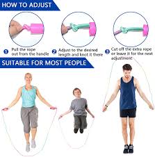 The below information from empoweringpunch will help you easily learn how to jump rope like a boxer. Sports Outdoor Play Halatool Rainbow Jump Rope Set Party Favor Exercise Activity Vibrant Jumping Ropes For Kids Adjustable Skipping Rope For Outdoor Activity Fitness Equipment
