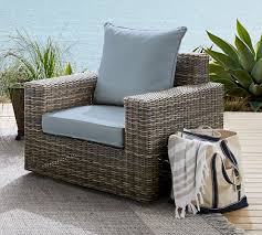 Outdoor Chairs Ottomans Pottery Barn