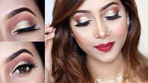 eid makeup tutorial 2017 ll glittery