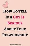 How do you know a man is serious about you?