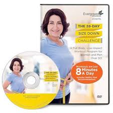 28 day size down challenge workout dvd