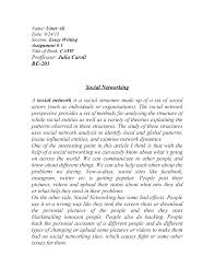 essay social networking be intermediate composition for essay 1 social networking be 203 intermediate composition for esl students studocu