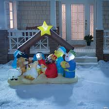 Inflatable Light Up Nativity Scene
