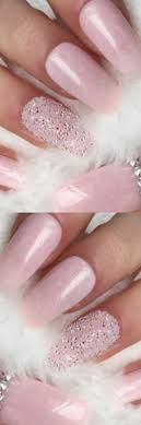 Light Pink Marble Pixie Crystal Nails Press On Nails
