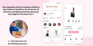 cosmetics delivery app solution