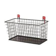 Rubbermaid Large Black Shed Wire Basket