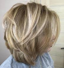 Slightly lighter towards the front, the bronde layers take on a roundish shape that helps to give a sense of fullness and volume. 60 Fun And Flattering Medium Hairstyles For Women Of All Ages