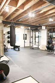 Organized Basement Home Gym Ideas